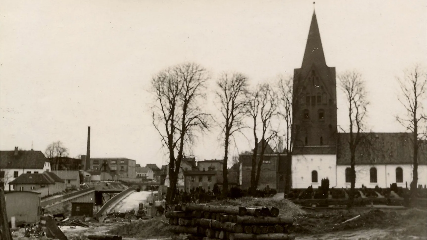 Gl. Haderslev Kirke - ca. 1954