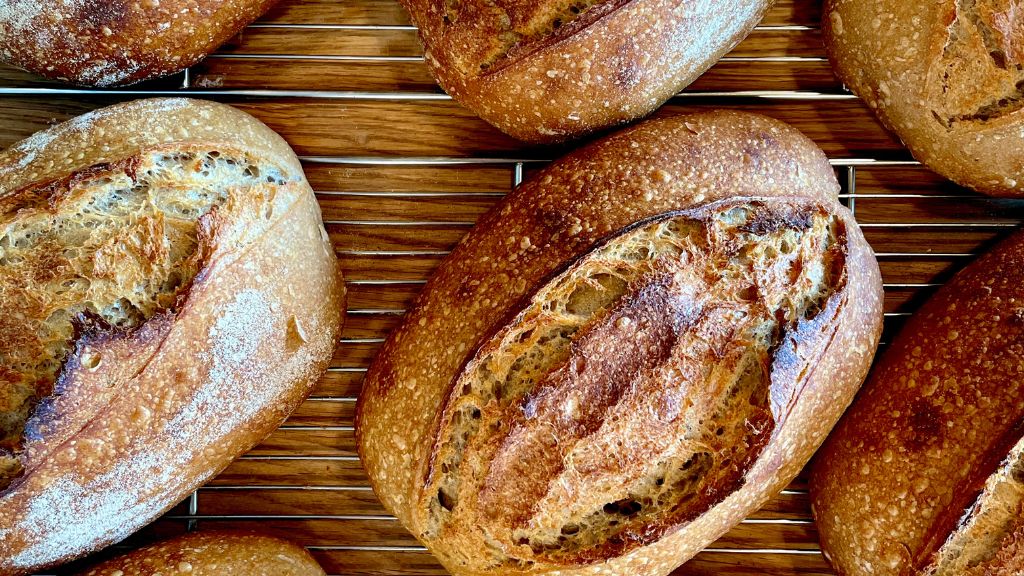 Surdejsbrød på rist