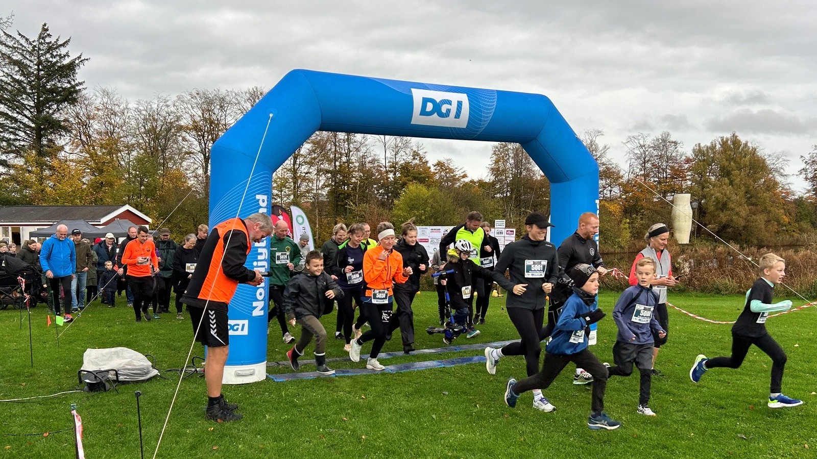 Starten på 5 km ruten