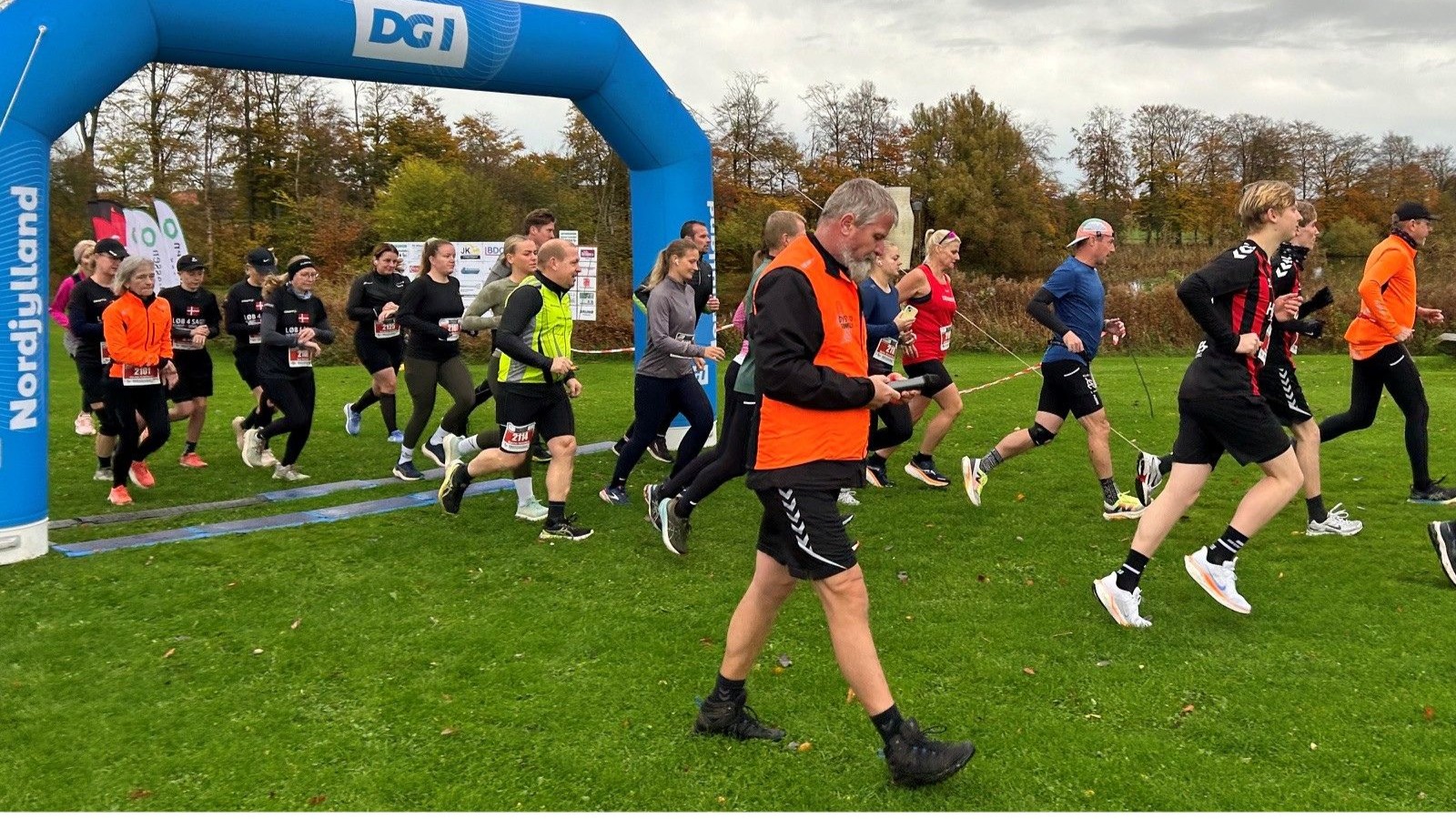 Starten ½ maraton