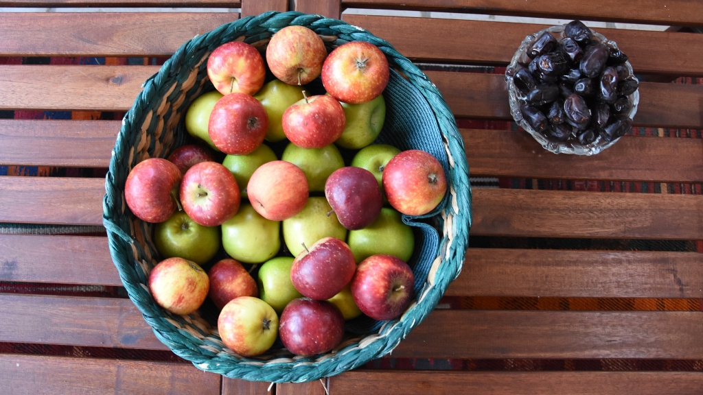 Frisk frugt i Tyrkisk Bad i Holbæk