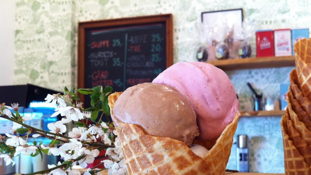 Ice cream at Jyderup Præstegård