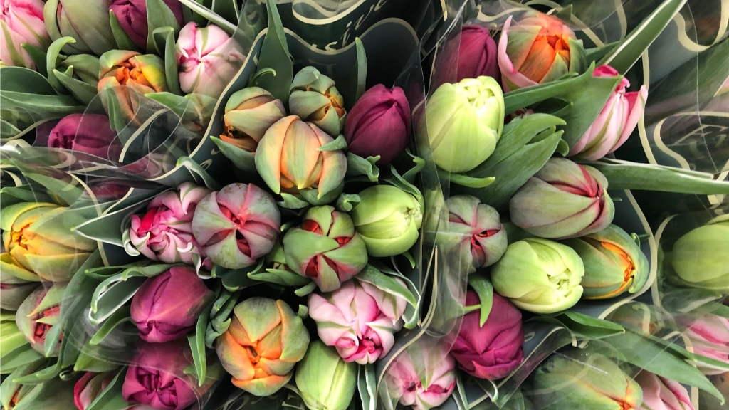 Flower bouques in Jyderup Præstegård