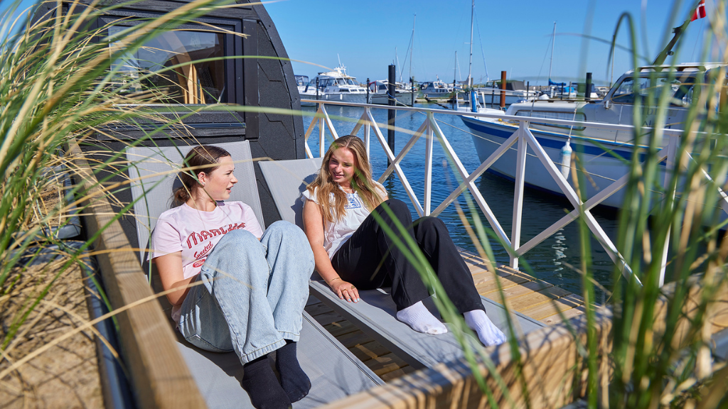 Boathouses at Handbjerg Marina