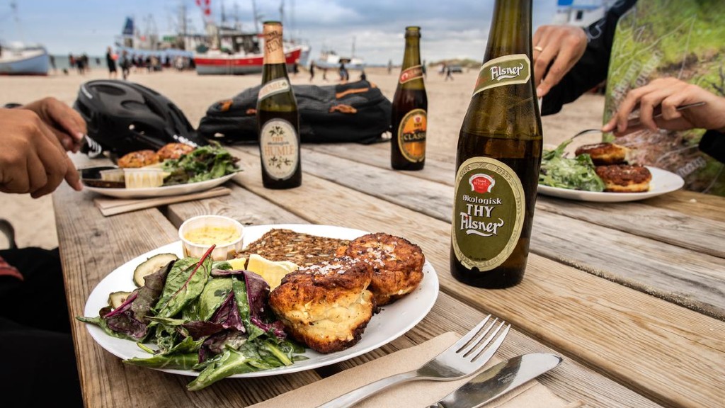 Fiskefrikadeller ved Thorupstrand Fiskehus