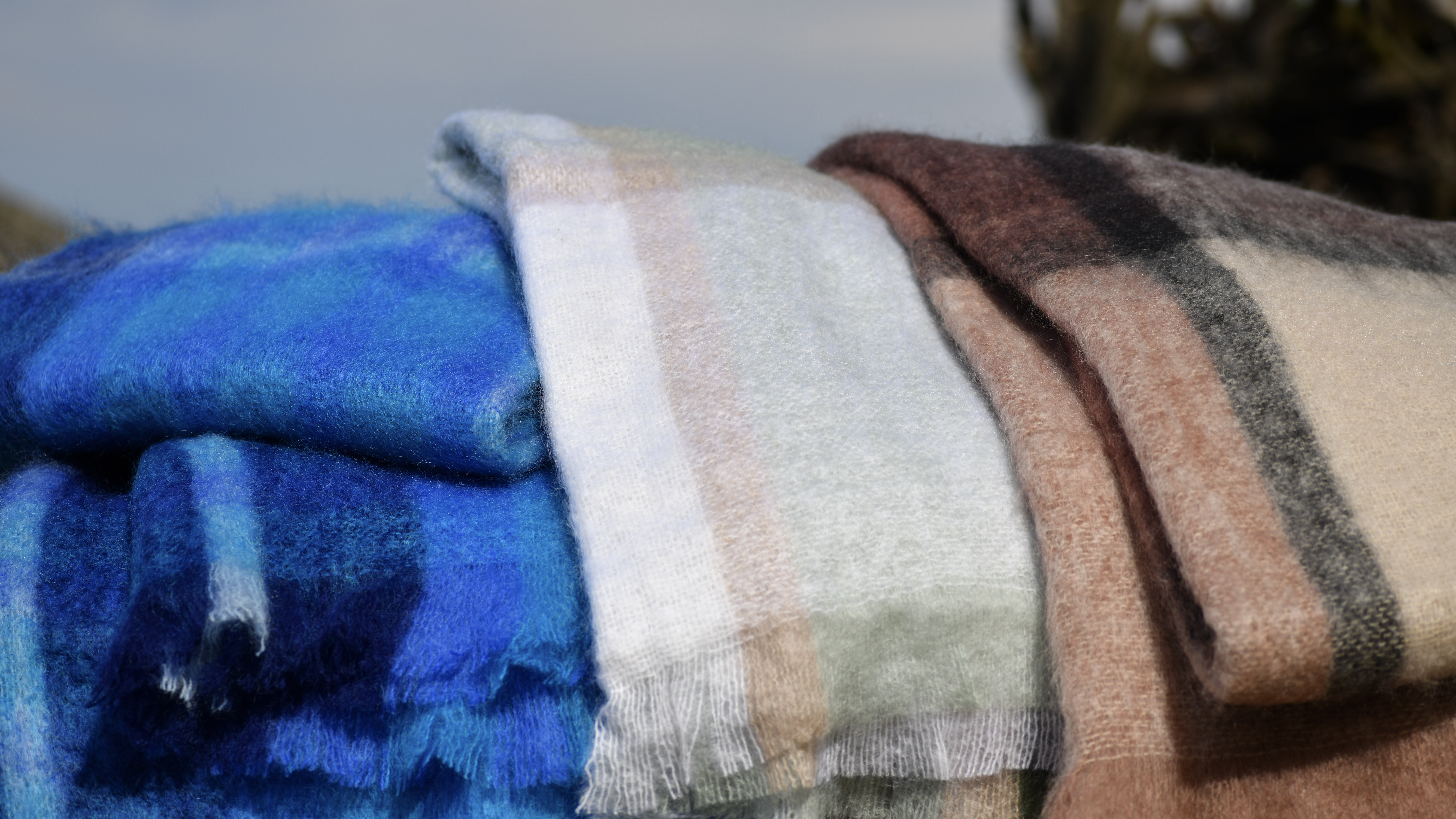 Luksus Mohair Plaid - Von Broich Mohair