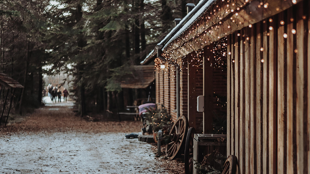 Adventshygge ved nissehuset