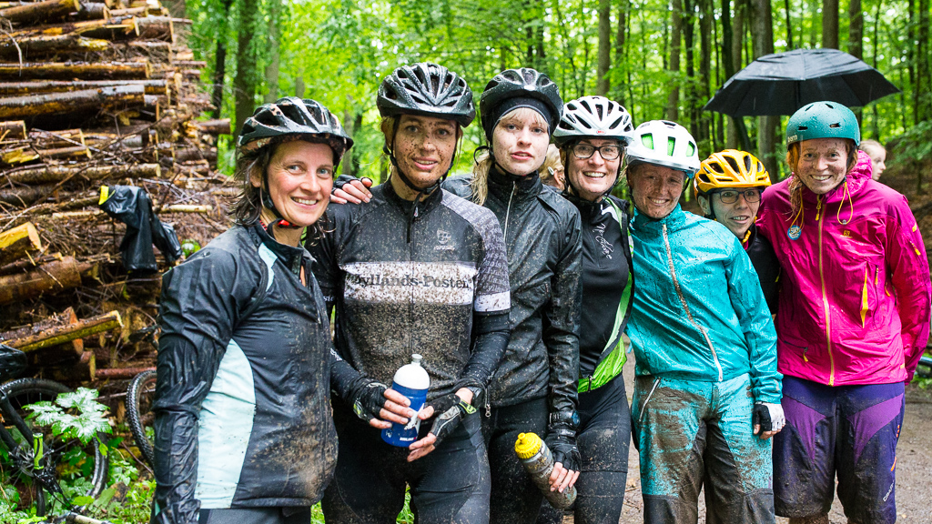 Mountain bike trail in Bjerre Forest