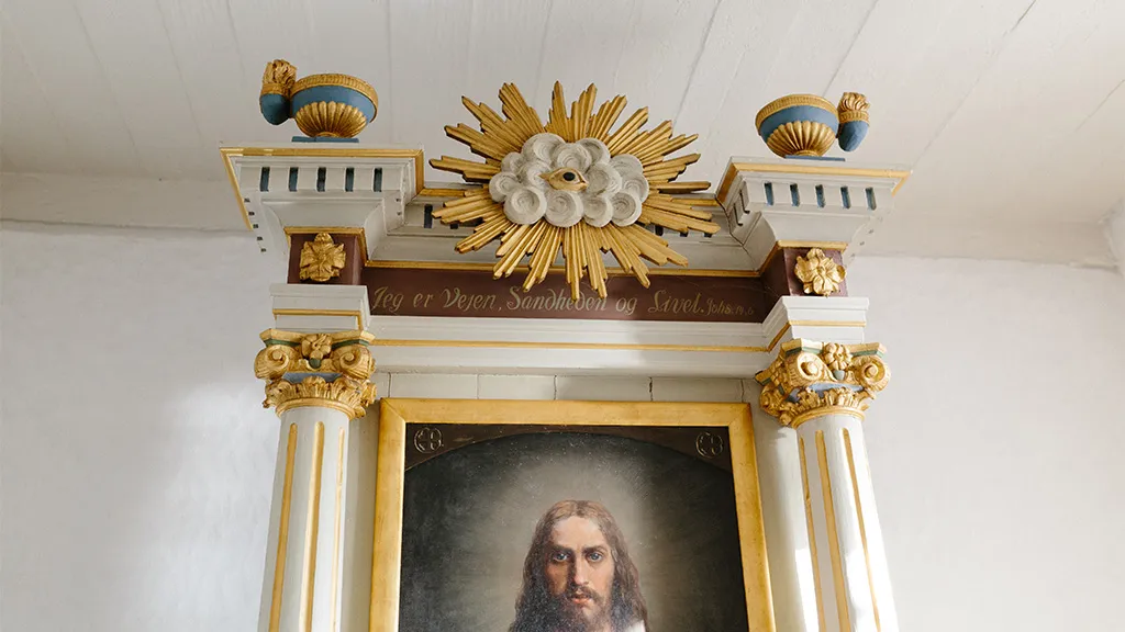 Hjarnø kirkes altertavle