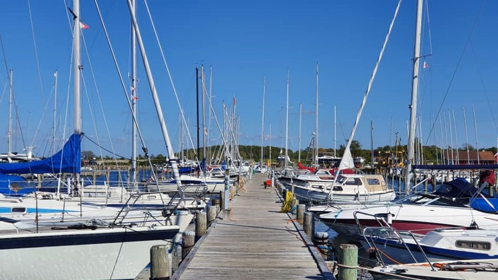 Havnen ved CampOne Holbæk Fjord
