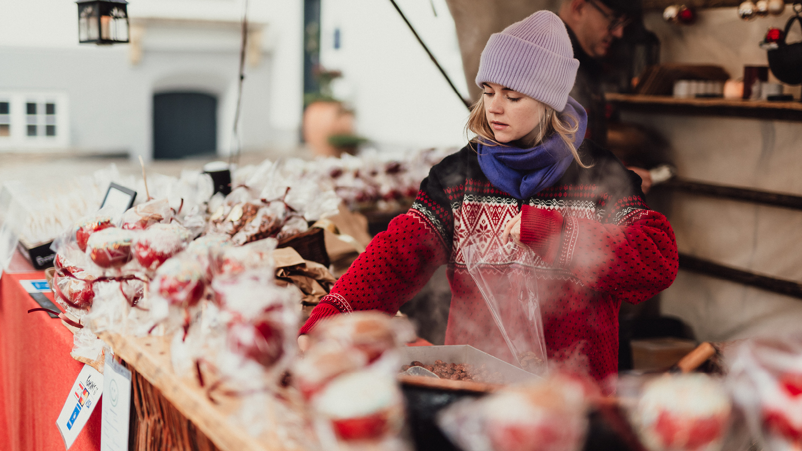 Erlebe den stimmungsvollen Weihnachtsmarkt auf Kragerup Gods.