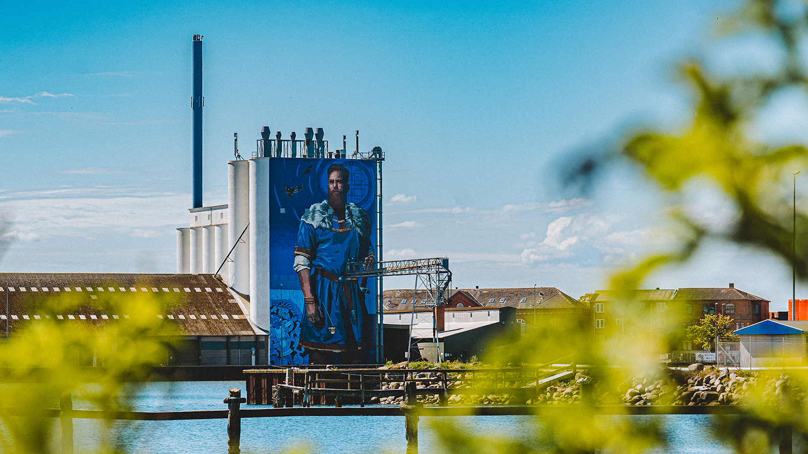 MegaArt Harald Blåtand – large outdoor artwork in Korsør depicting Viking king Harald Bluetooth and his connection to the city's history