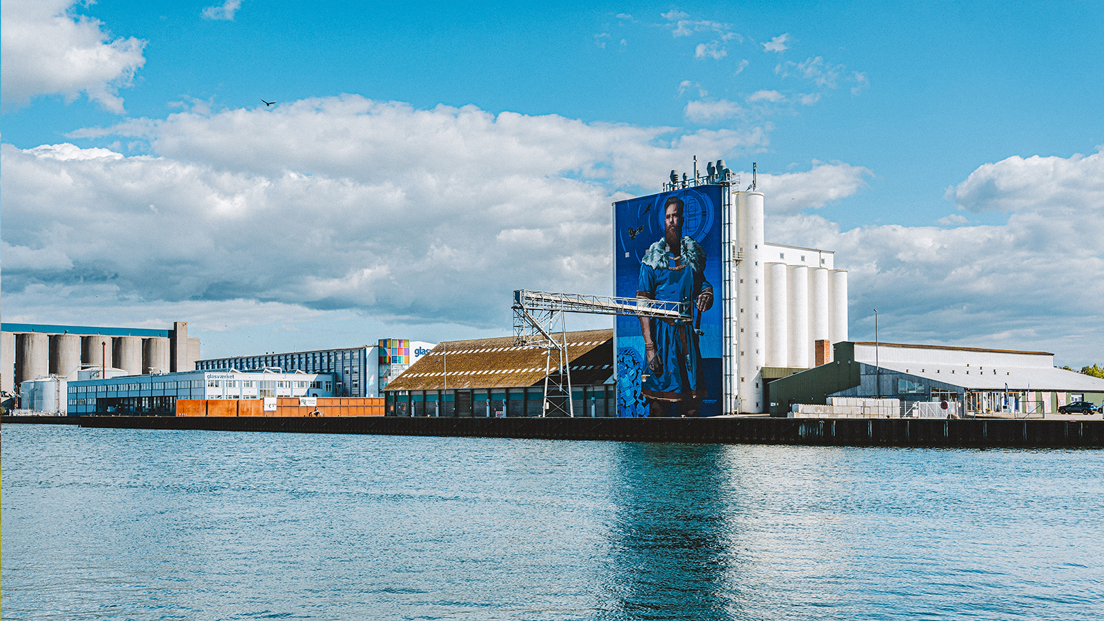 MegaArt Harald Blåtand – large outdoor artwork in Korsør depicting Viking king Harald Bluetooth and his connection to the city's history