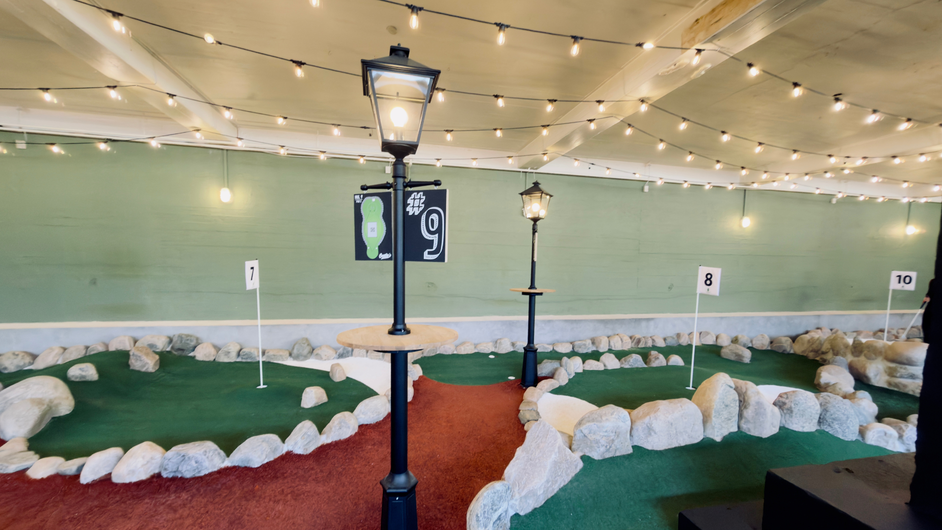 Indendørs adventure minigolf hos Cecilie's Slagelse