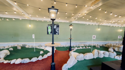 Indendørs adventure minigolf hos Cecilie's Slagelse