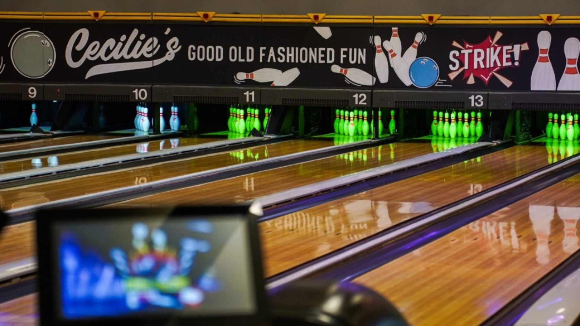 Bowlingbaner hos Cecilie's Holbæk