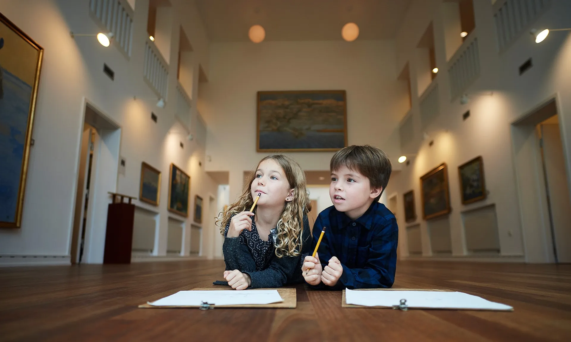 Take your children to the Johannes Larsen Museum and experience the art together