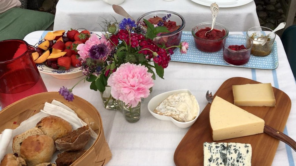 Delicious breakfast at Bøgebjerg Strand B&B