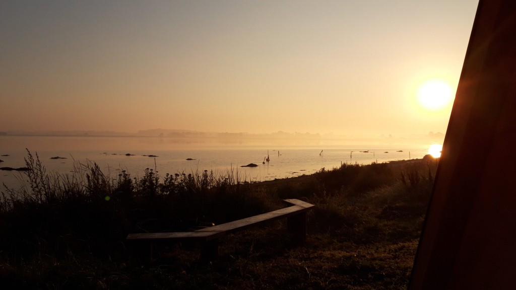 The view from the shelter site