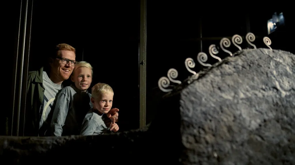 The Viking ship in the royal tomb