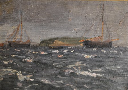 Fritz Syberg: Anchor beams in Korshavn
