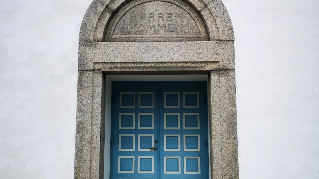 Harboøre Kirke - indgang - portal - dør