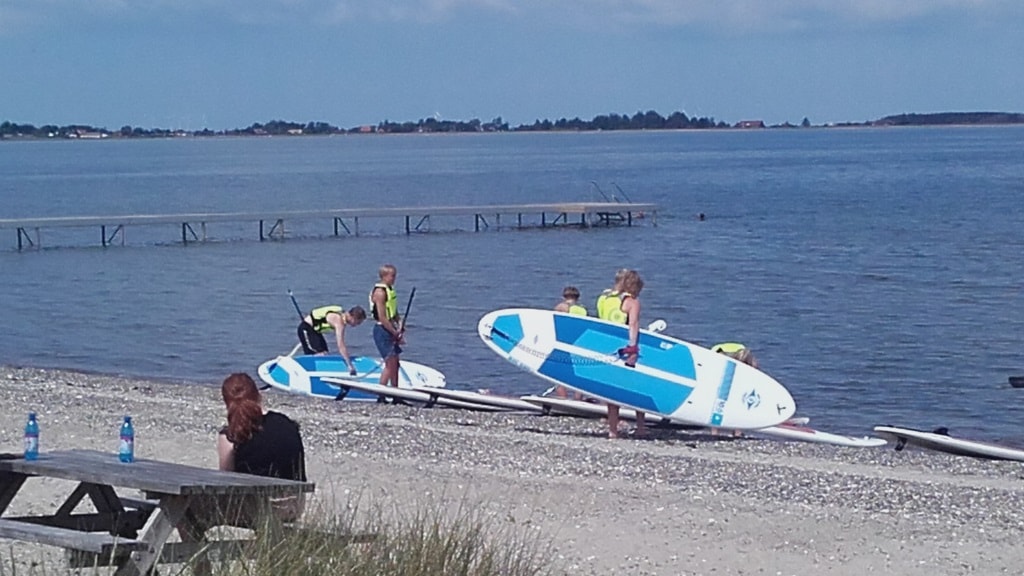 Lemvig Surfskole - Boards i vandkanten
