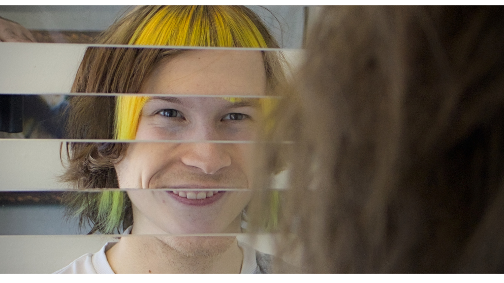 Gesichtertausch-Spiegel