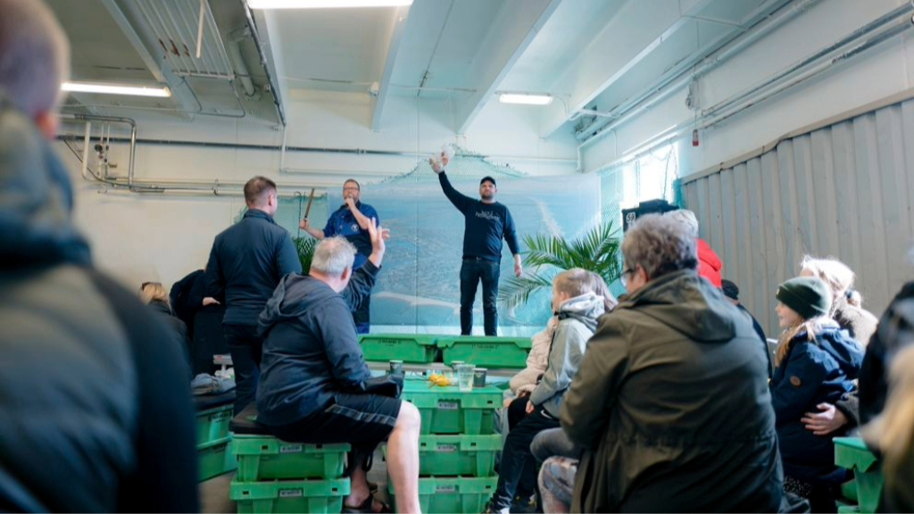 Fiskeauktion i Thyborøn