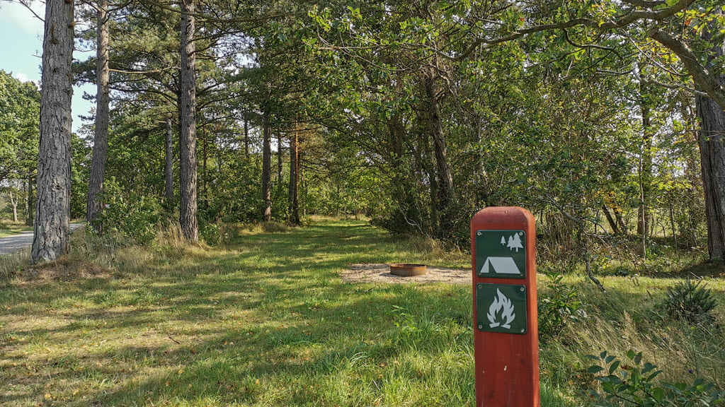 Tent site at Vestre Skråvej