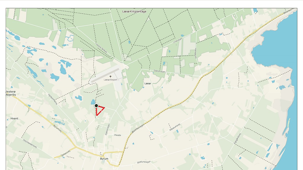 The dog forest of Læsø at Badesøen/Stenbrovejen