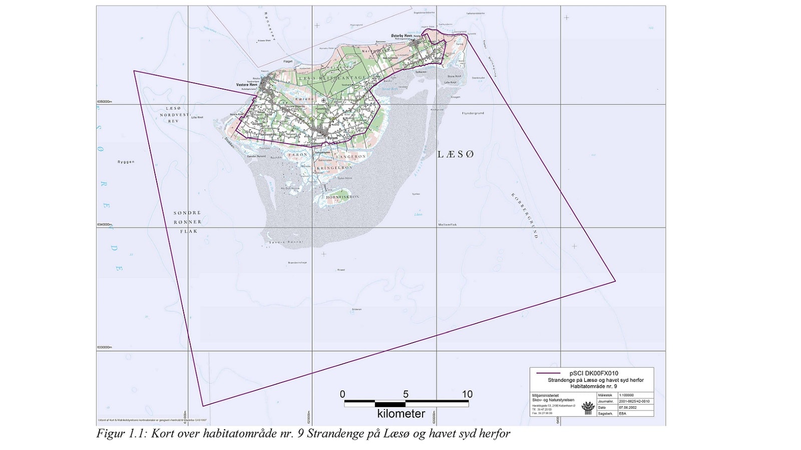 Læsø er omfattet af Natura 2000-regler med naturbeskyttelse