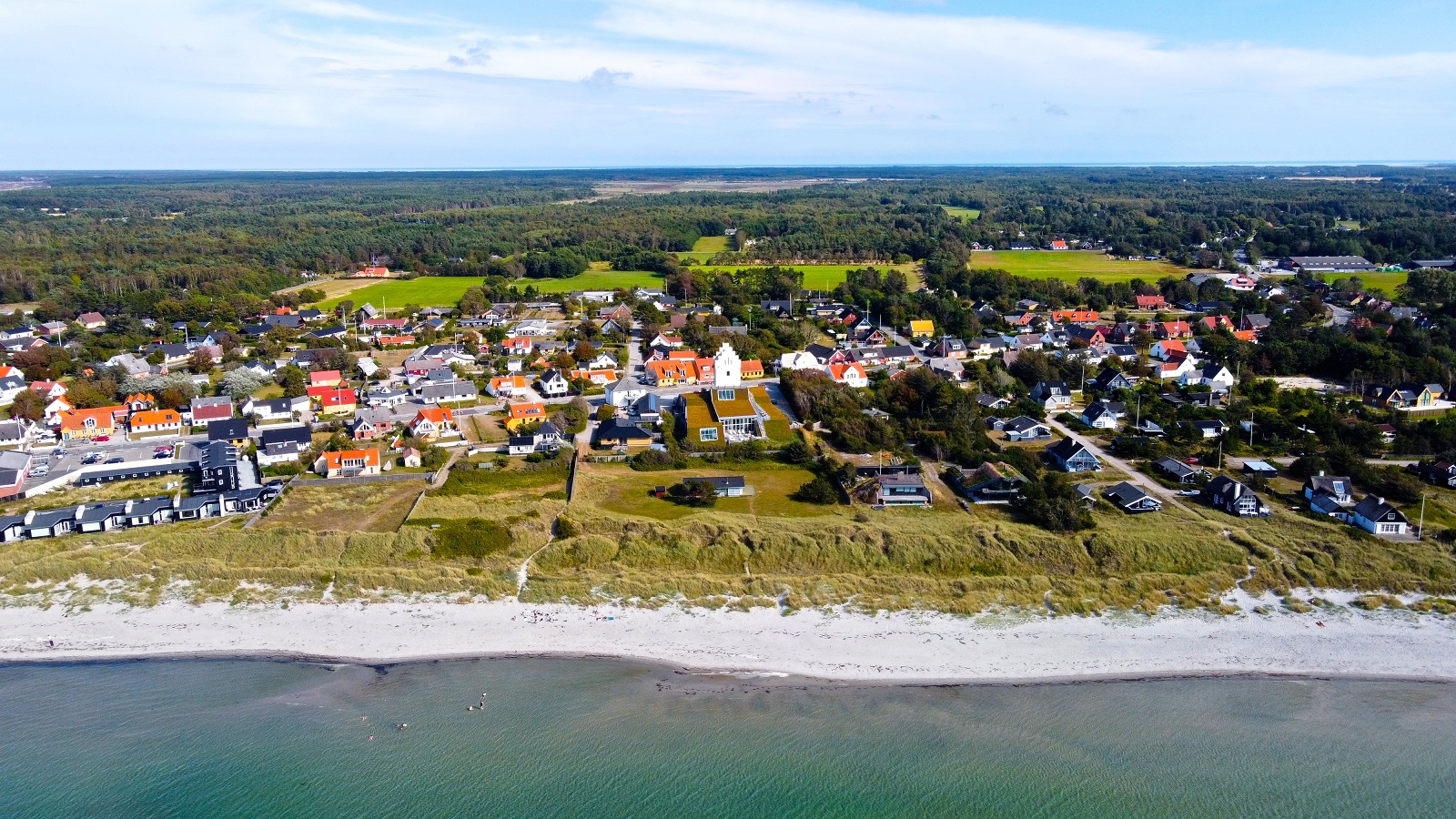 Vesterø - Læsø Kur fra stranden
