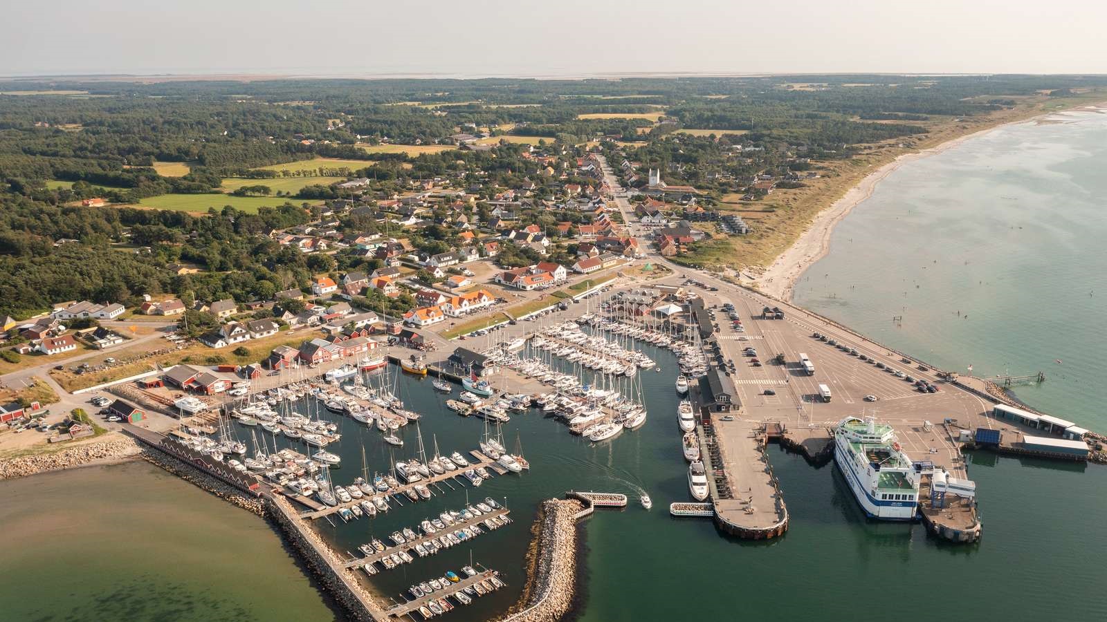 Læsø Kur fra Havnen med Læsøfærgen