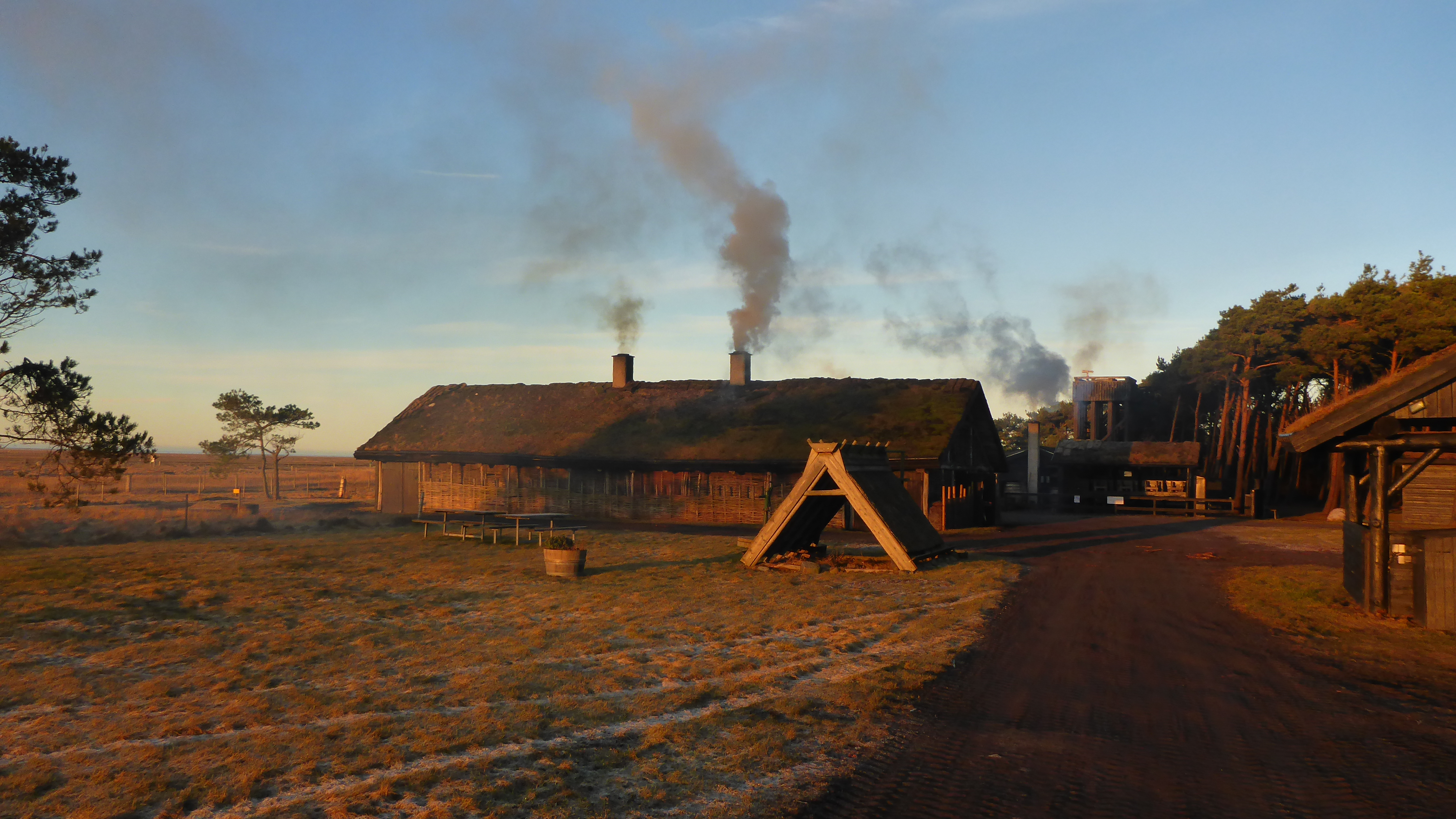 Laesoe saltworks hut