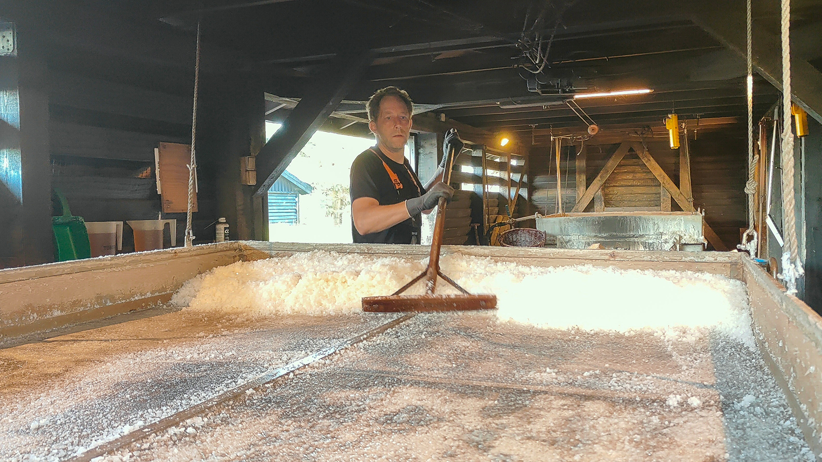 Traditional salt making