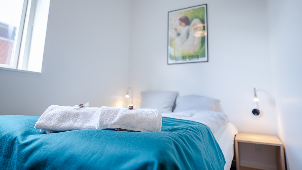 Severin i Middelfart - værelse