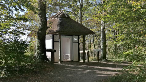 Ved Hindsgavl Slot ligger det lille lysthus Sorgenfri