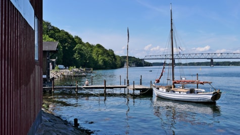 En af de mange joller ved Lillebæltsværftet i Middelfart