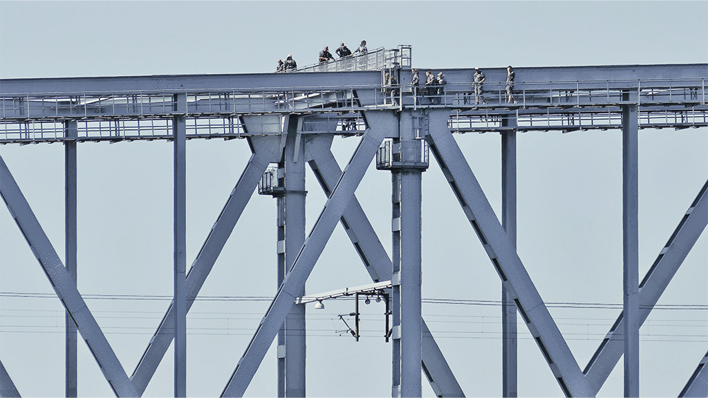 Bridgewalking am das Lillebæltsbroen