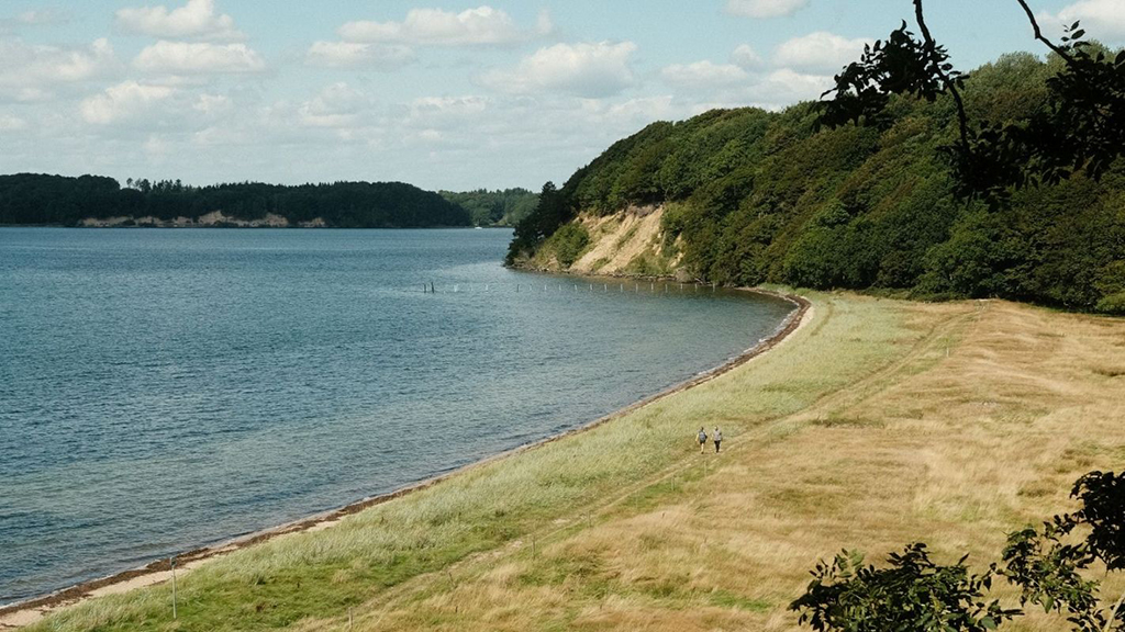 The Little Belt Trail winds along the Little Belt.