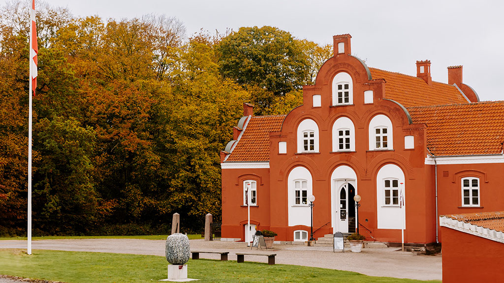 CLAY Ceramics Museum beautiful red building