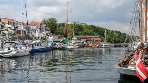 Sommerstemning på Gl. Havn i Middelfart