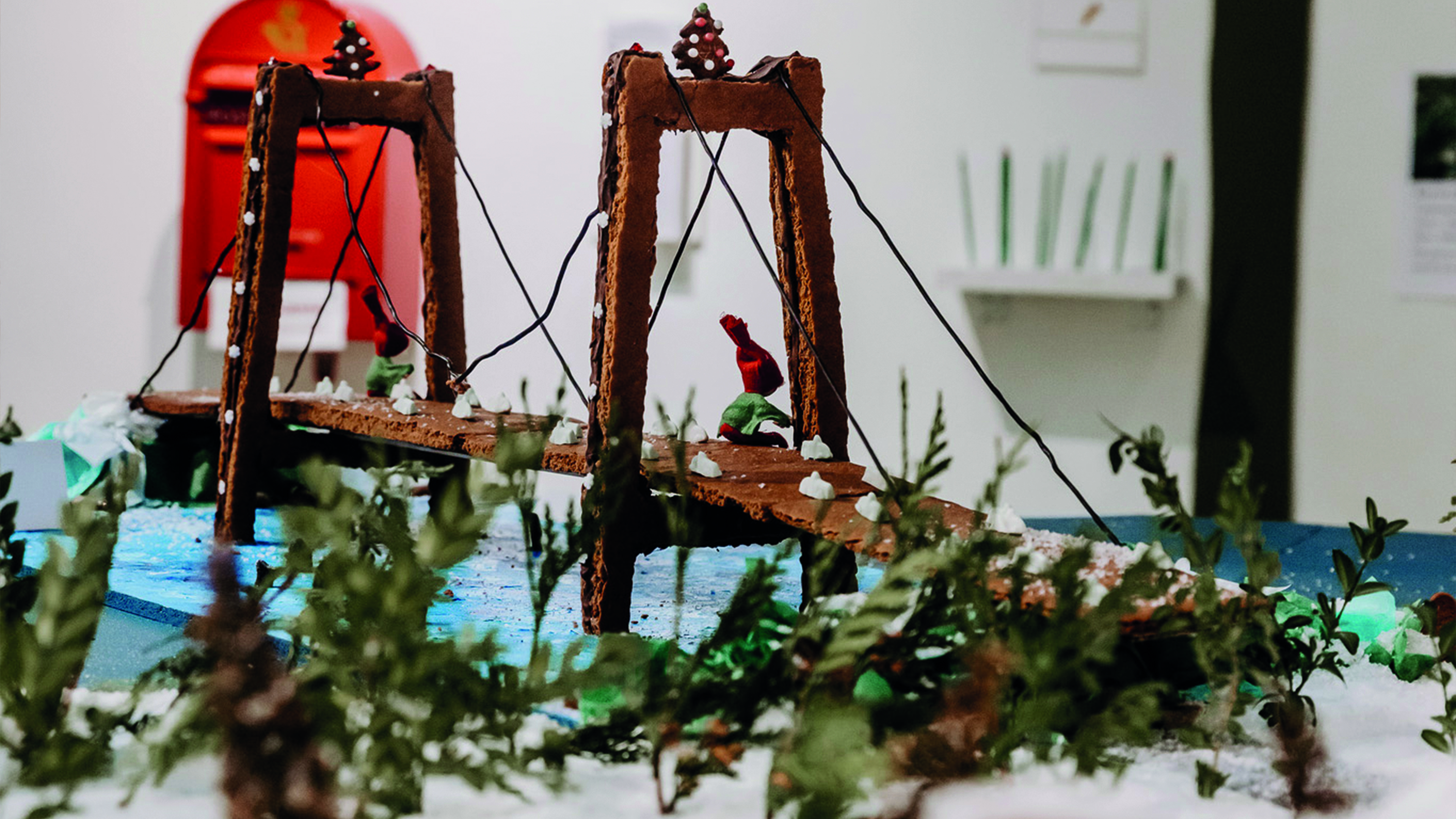 The Little Belt Bridge made of gingerbread