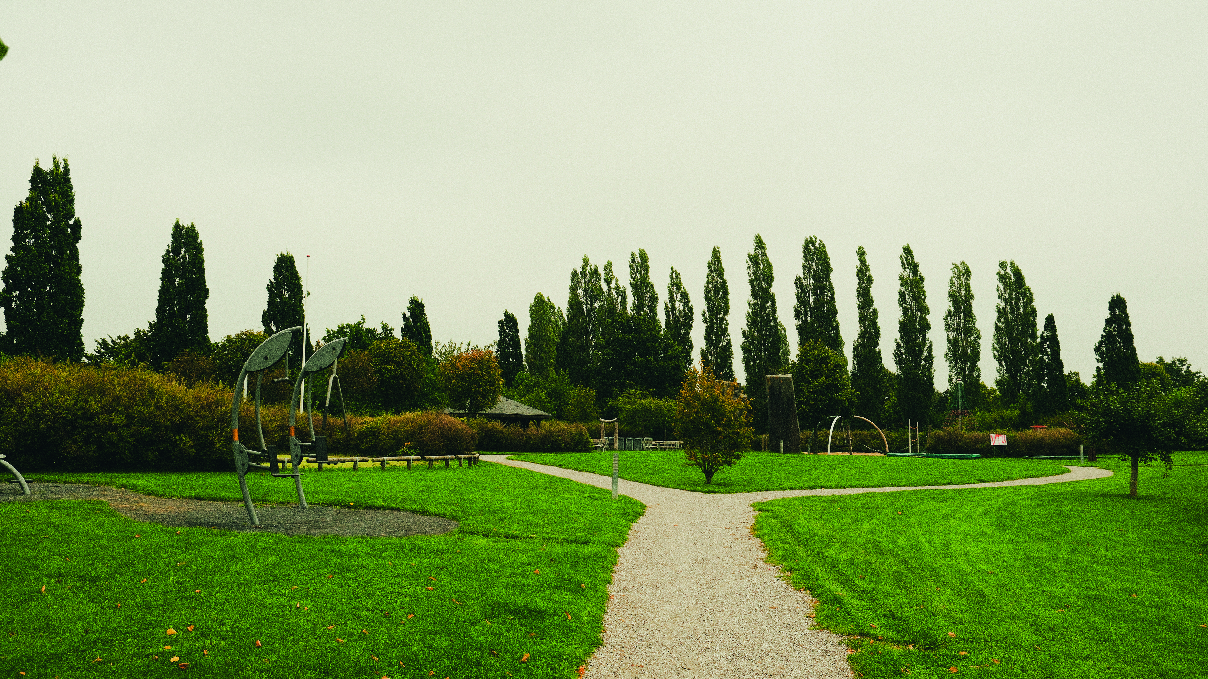 Mit Blick auf den Park und seine vielfältigen Aktivitäten