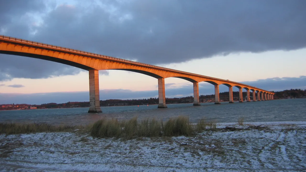 sallingsund broen vinter