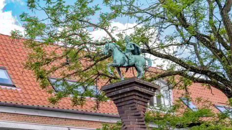 Rytterstatue af Peder Bodilsen