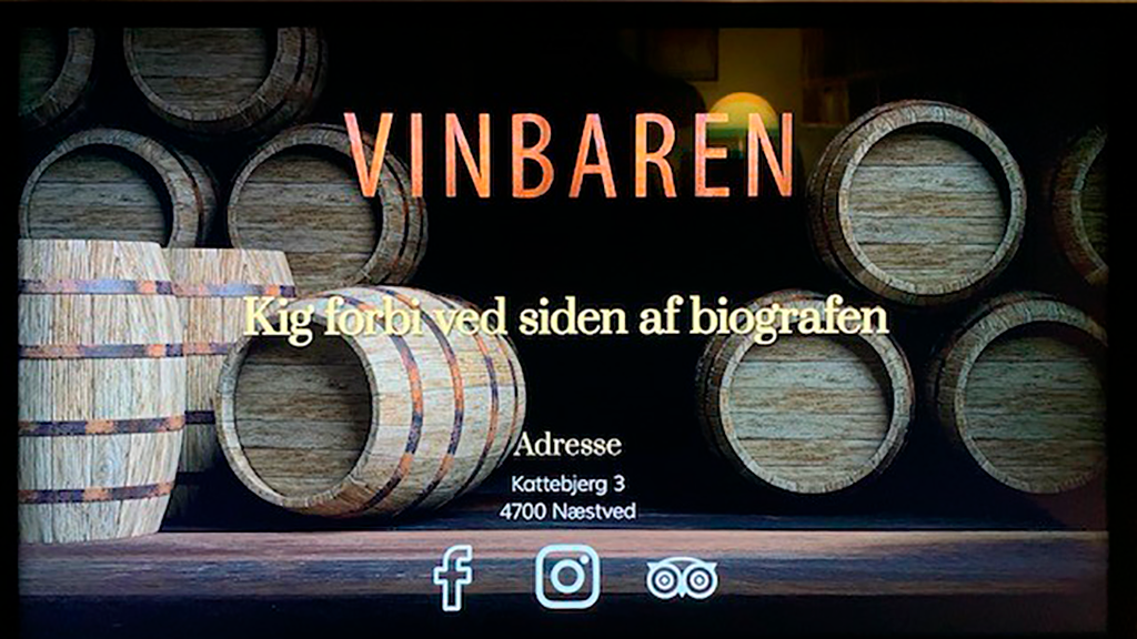 Vinbare i samarbejde med biografen