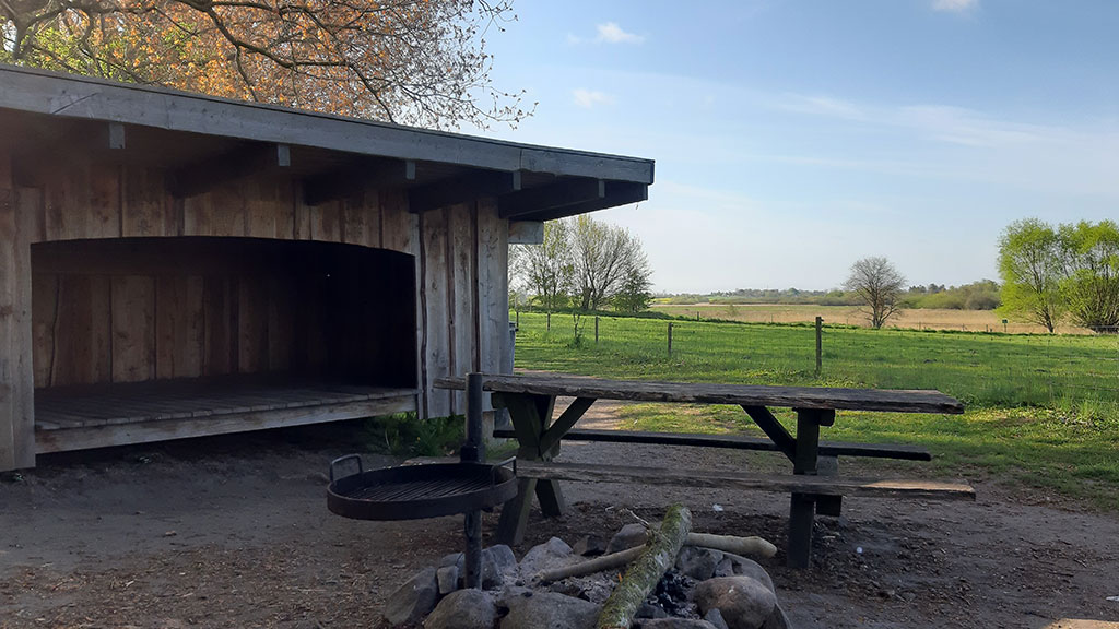 Shelter i Tryggevælde Ådal