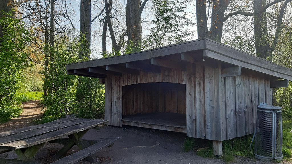 Shelter i Tryggevælde Ådal